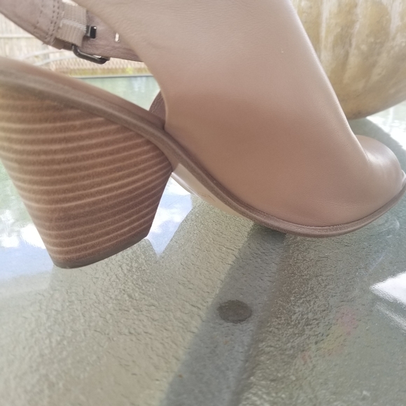 Vince Camuto Devona Leather Slingback Shoes sz 11W - Picture 7 of 8